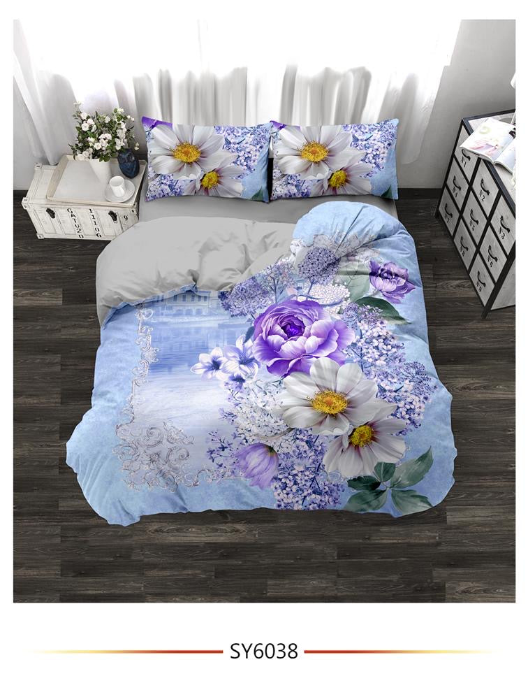 Super King size Duvet cover 6 pieces set