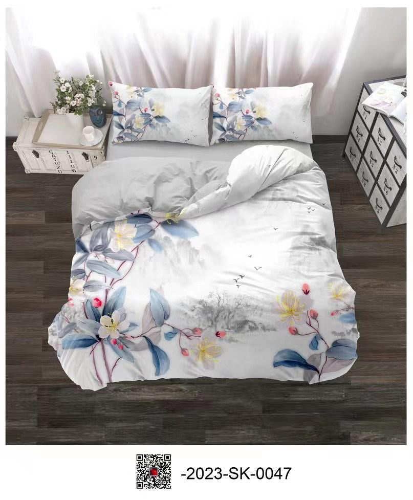 Floral King size comforter 6Pcs set - 220 x 240cm