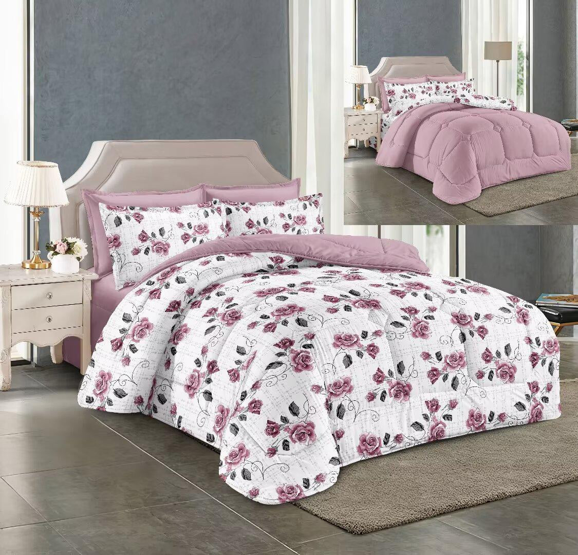 Single XL Twin size comforter 4 pieces set - 120 x 200cm