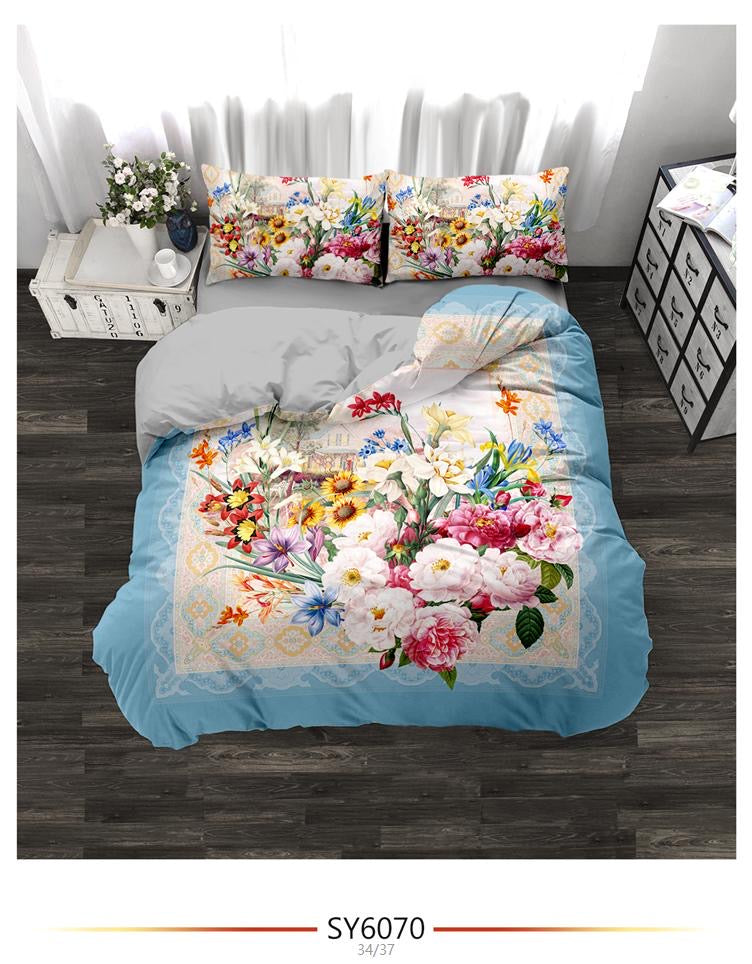 Super King size Duvet cover 6 pieces set