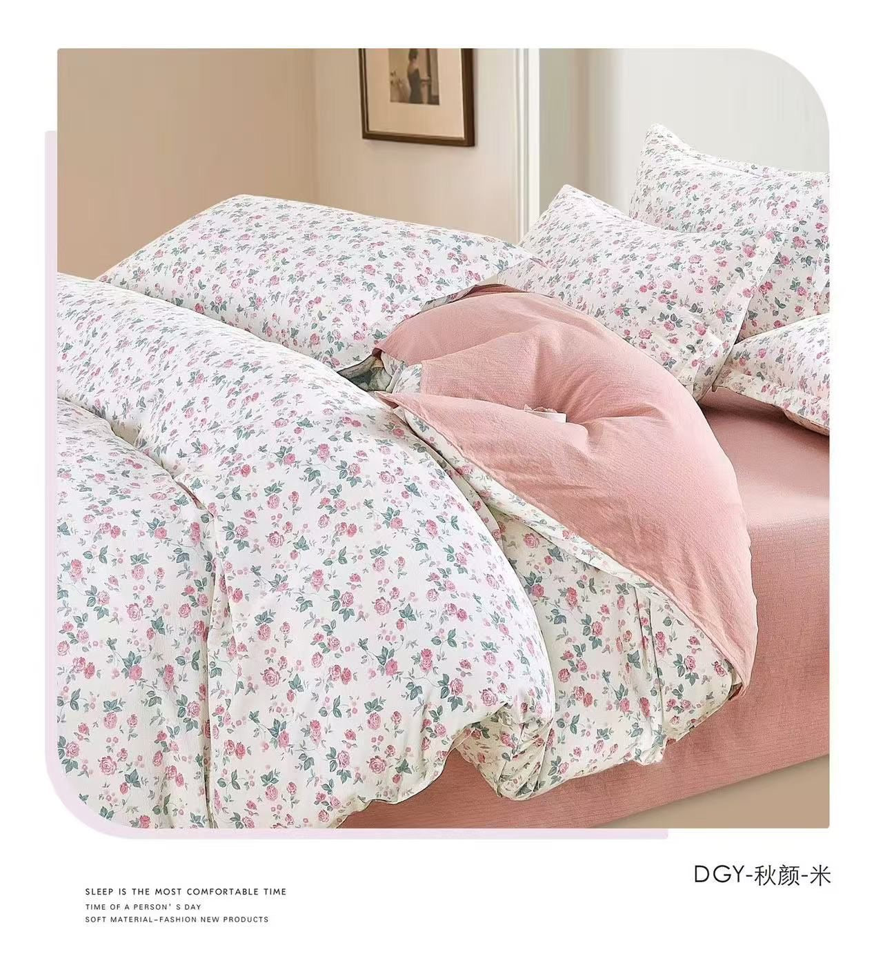 Premium Quality Single Comforter 4pcs Set