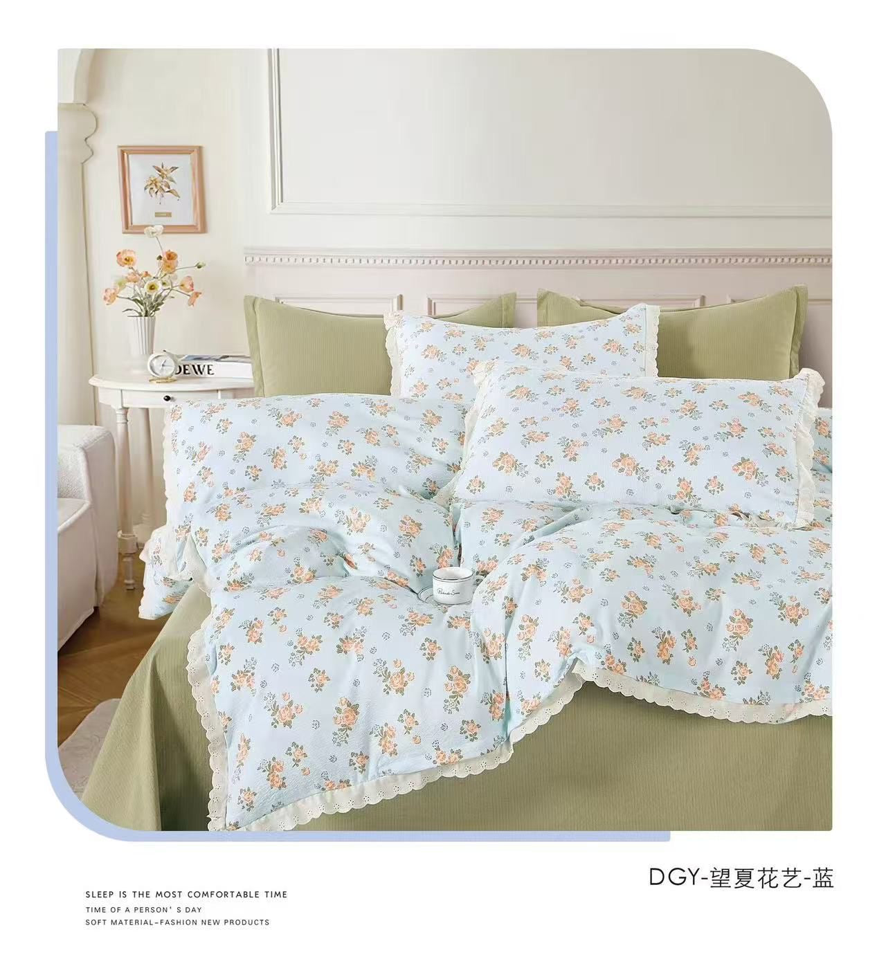 Premium Quality Single Comforter 4pcs Set