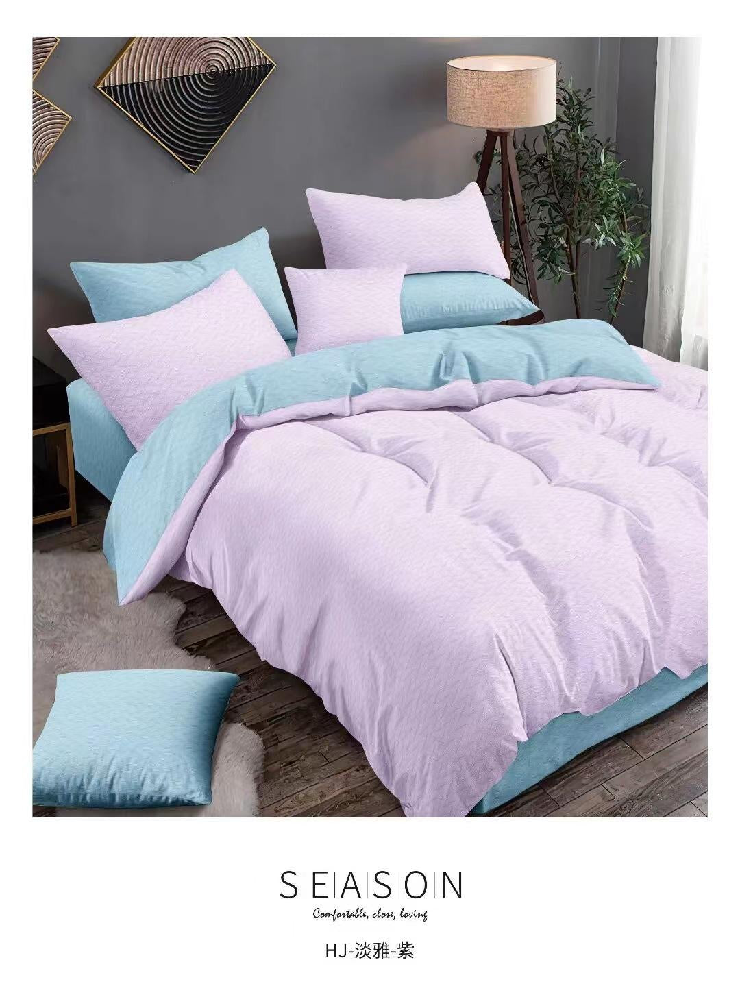 Queen size duvet cover set 4in1 set
