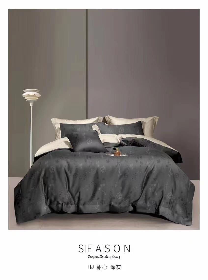 Queen size duvet cover set 4in1 set