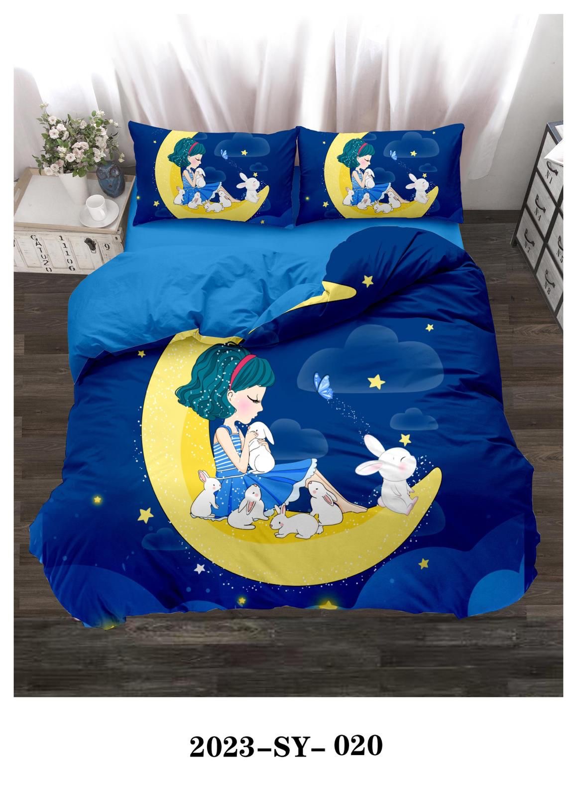 Single size Kids Quilt set 4 pieces - 120 x 200cm