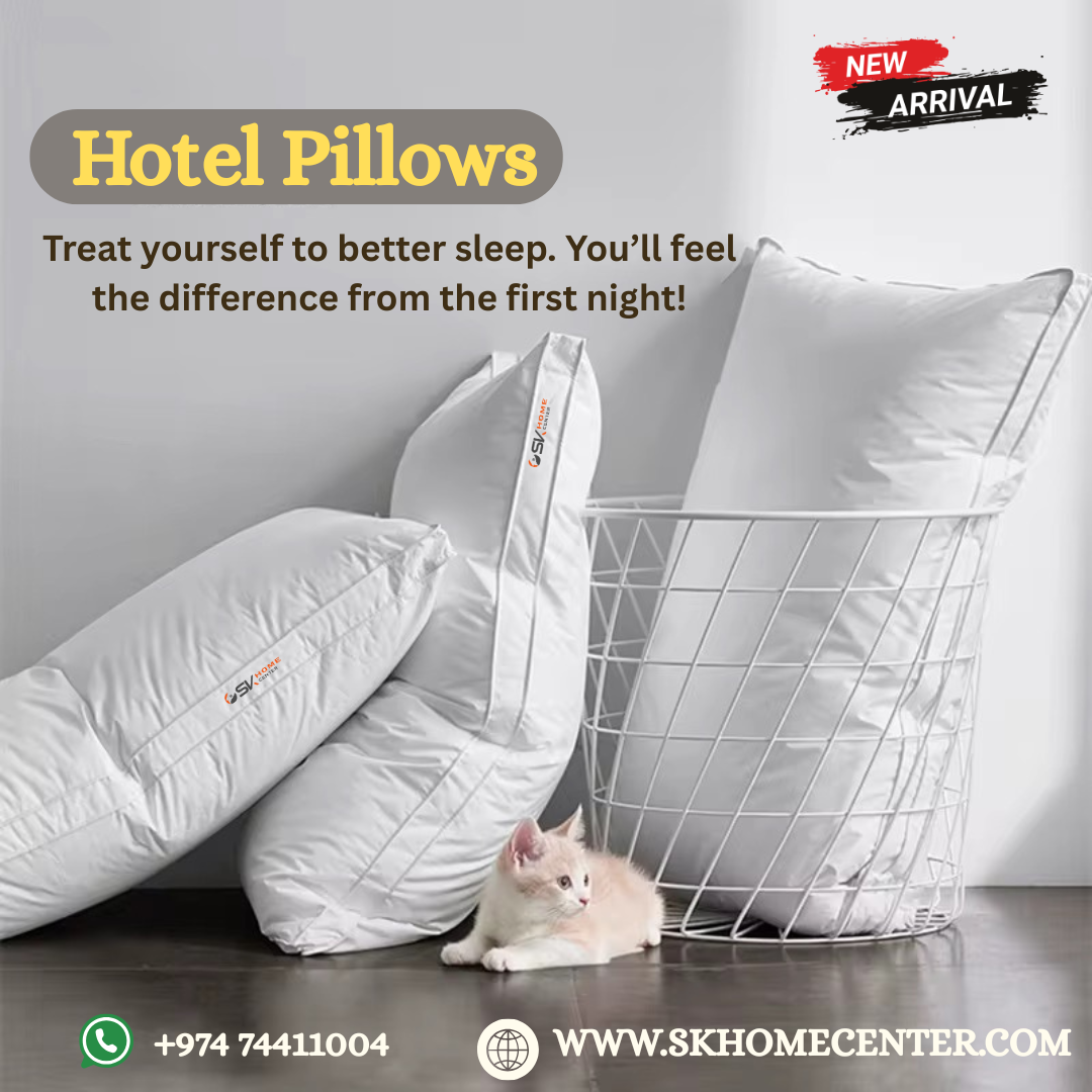 Hotel Pillows 100% Cotton | 4 pillows packs