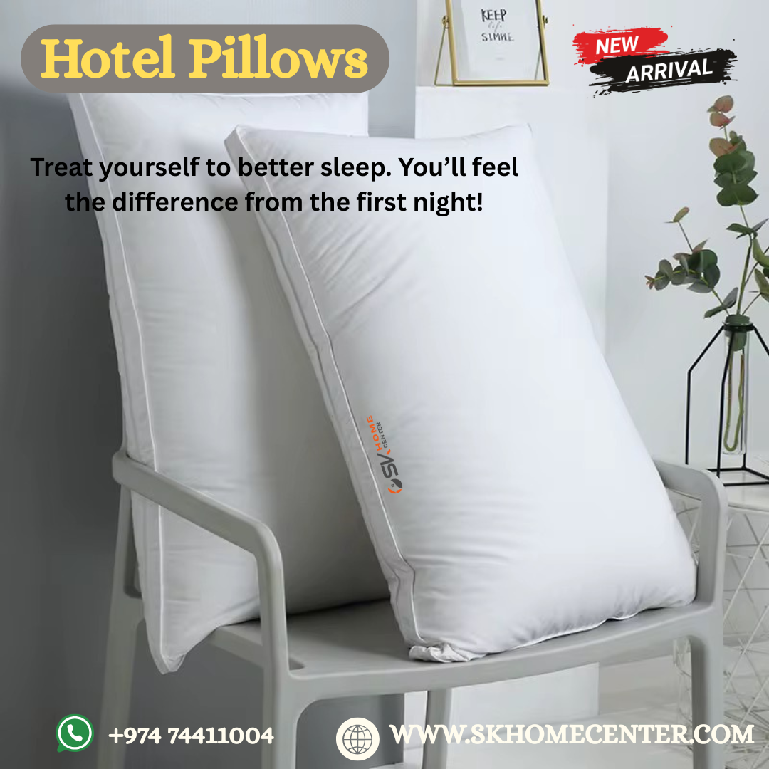Hotel Premium Pillows 100% Cotton |4Pillows QR 149