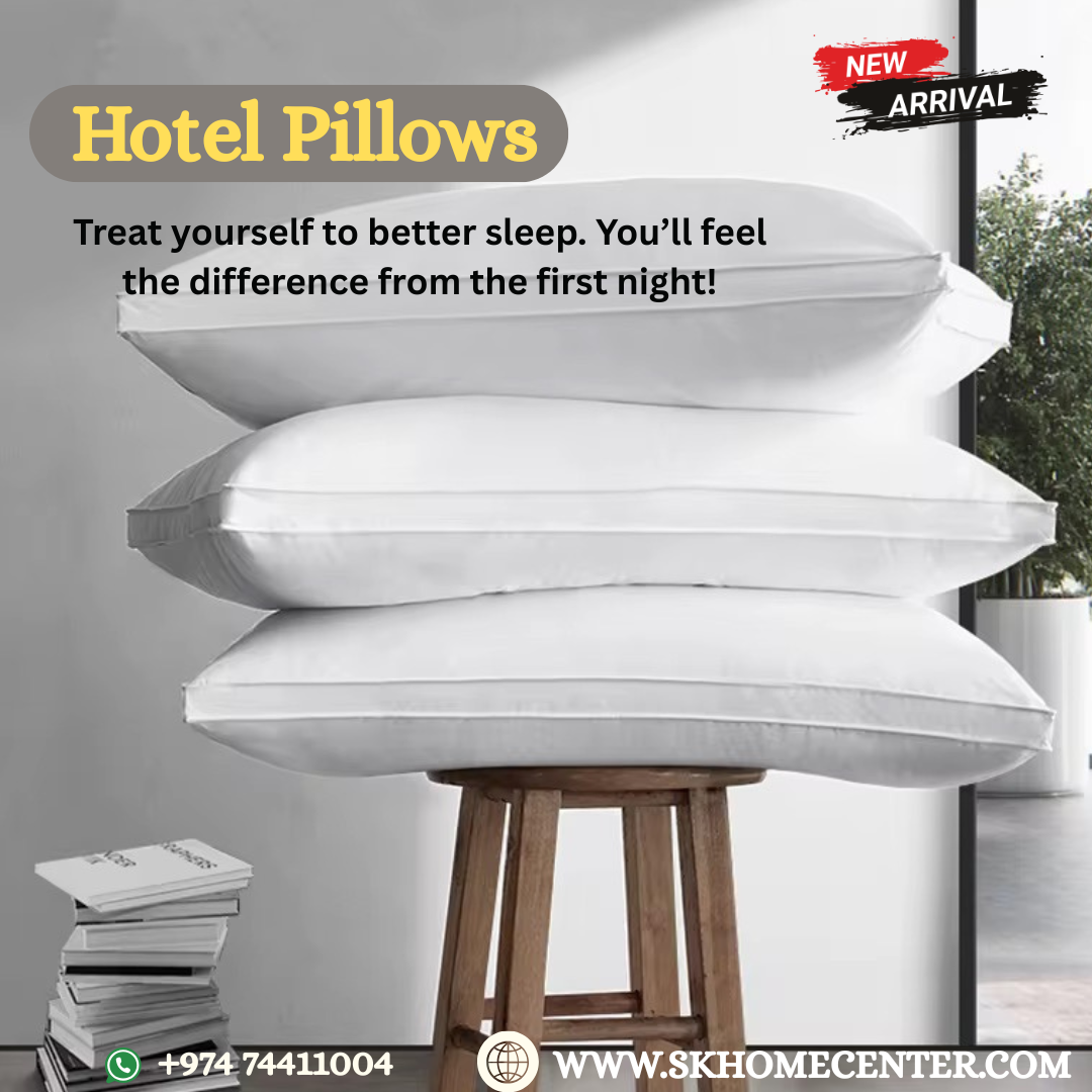 Hotel Pillows 100% Cotton | 4 pillows packs