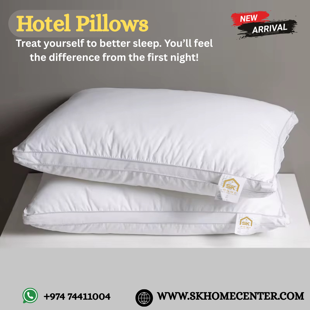 Hotel Pillows 100% Cotton | 4 pillows packs