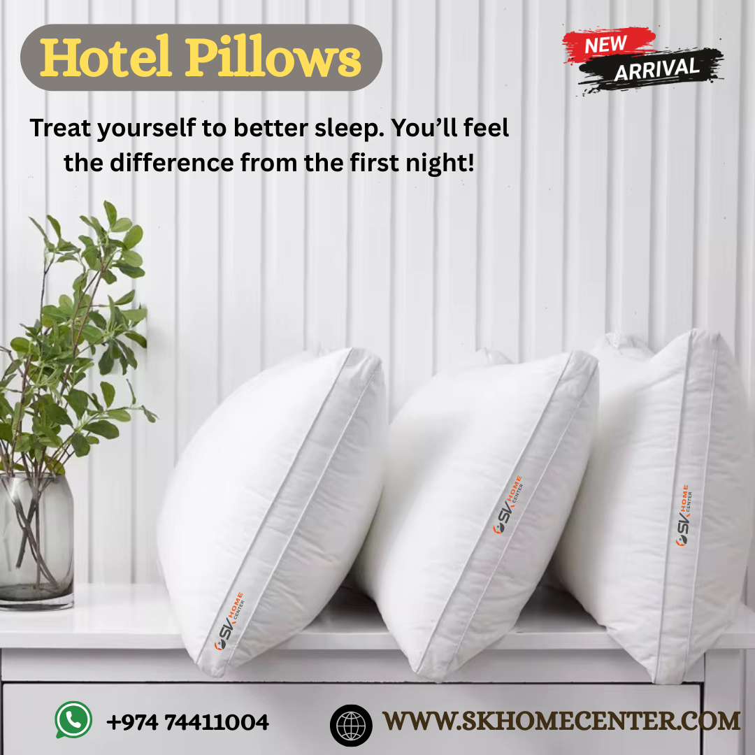 Hotel Pillows 100% Cotton | 4 pillows packs