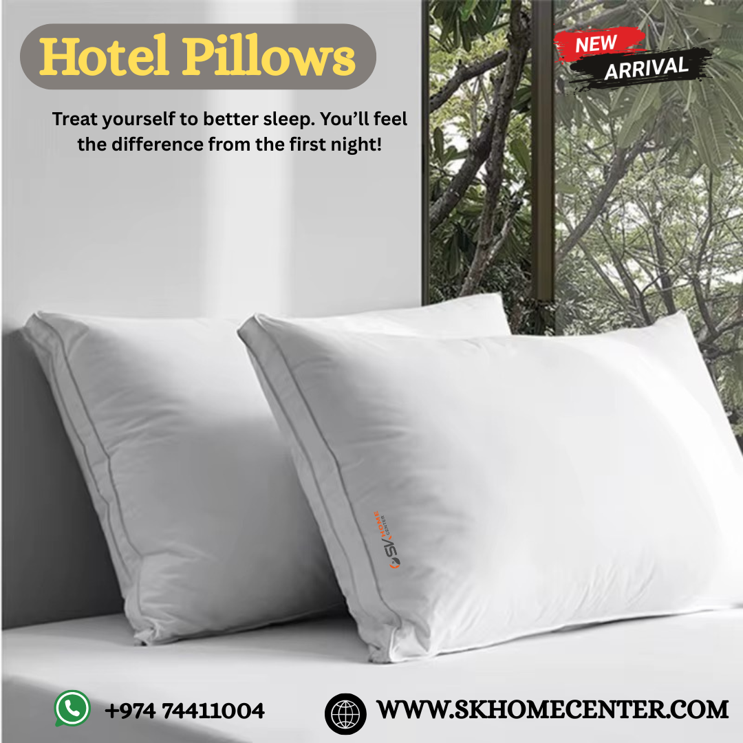 Hotel Pillows 100% Cotton | 4 pillows packs