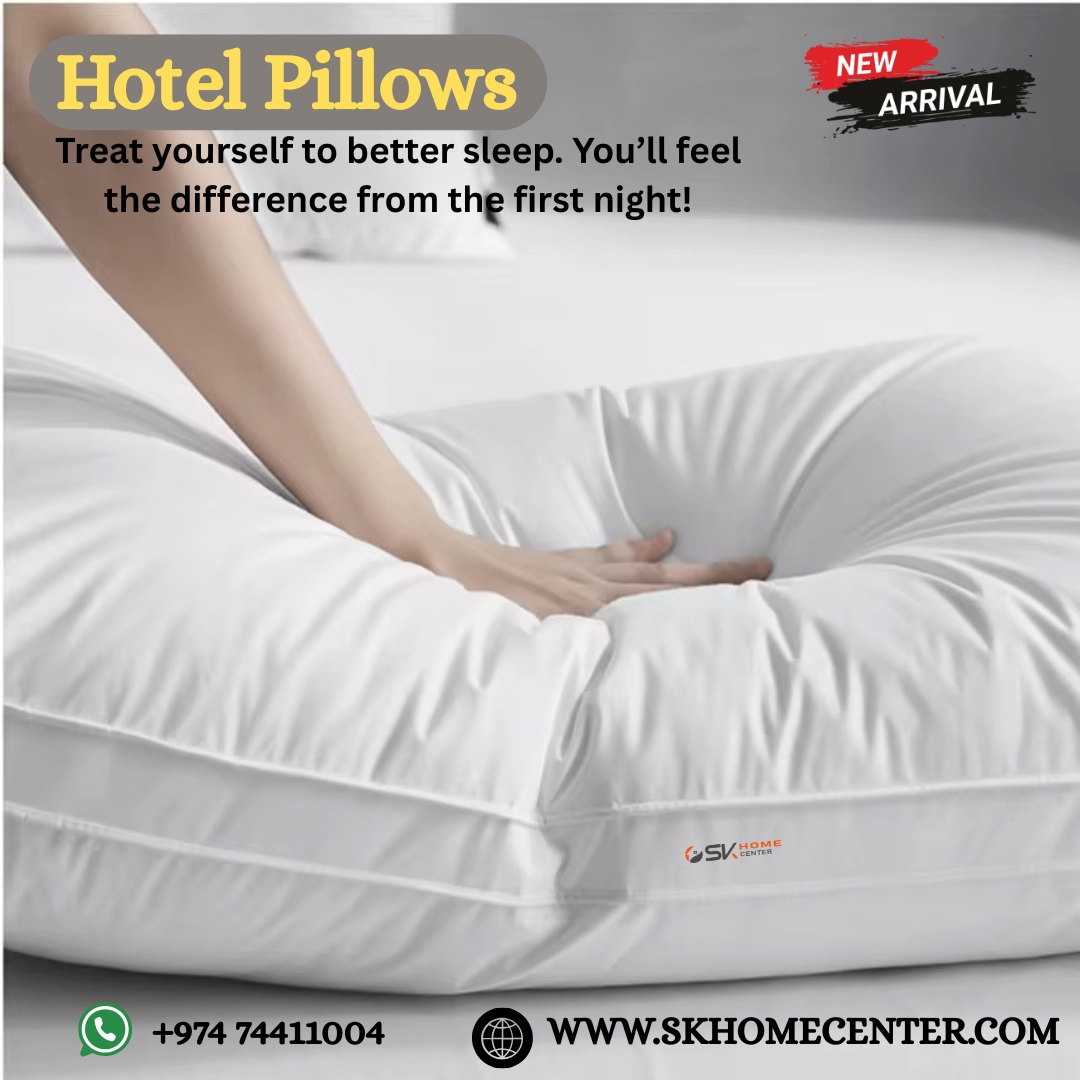 Hotel Pillows 100% Cotton | 4 pillows packs