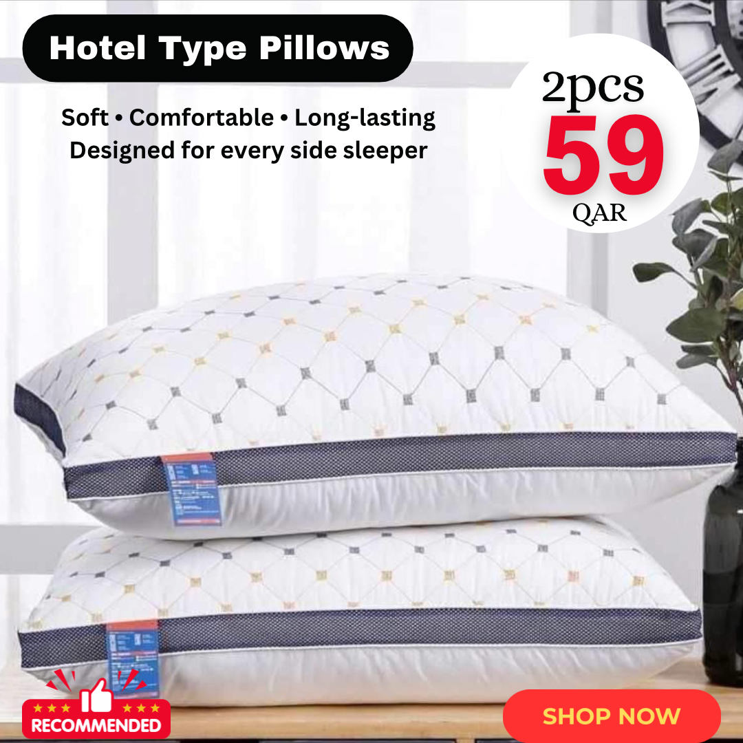 Hotel Types Embroidery 2Pillows