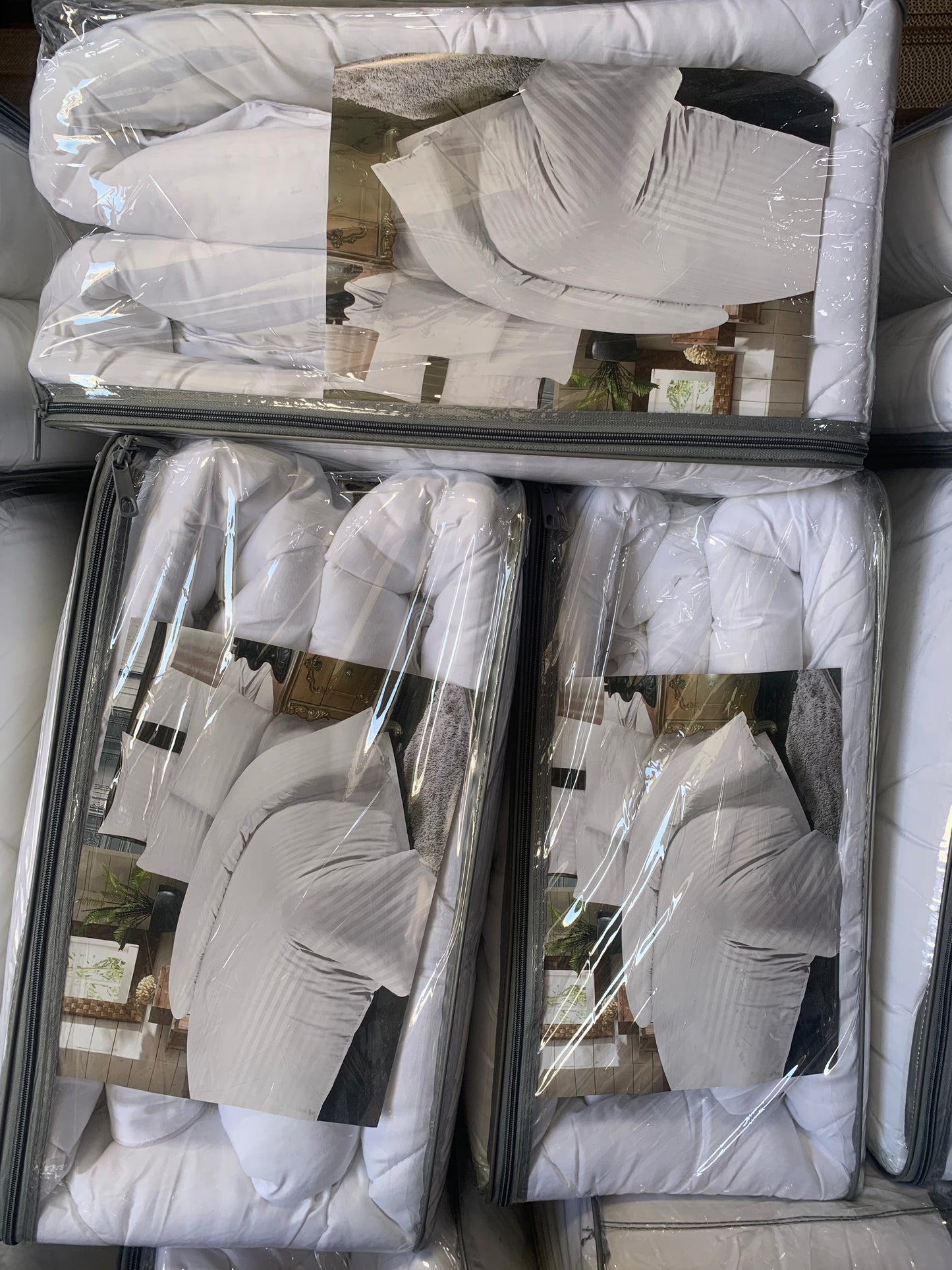 King size comforter 6 pieces set - 220 x 240cm - SK HOME CENTER
