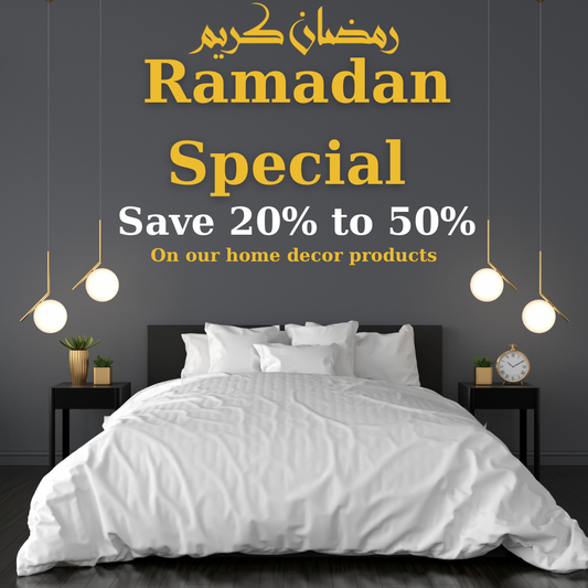 Ramadan Special: Save 20% to 50% on Home Decor Products!