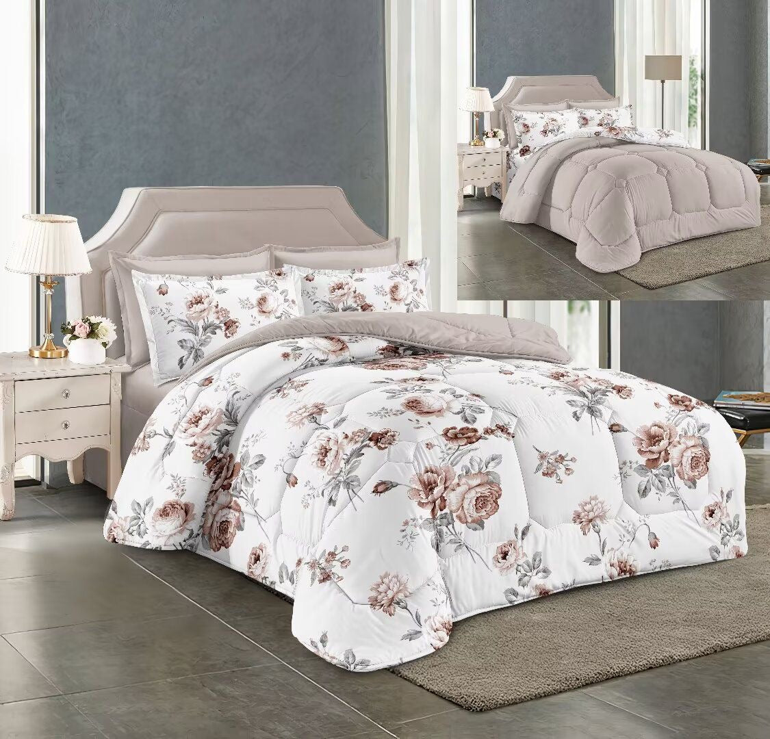 Single XL Twin size comforter 4 pieces set - 120 x 200cm