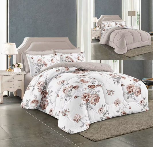 Single XL Twin size comforter 4 pieces set - 120 x 200cm