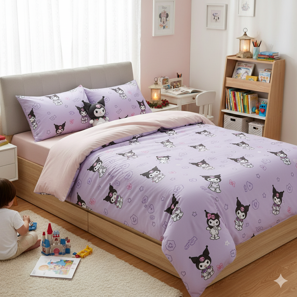 Kids Quilt 4-Piece Quilt Set – Soft & Cozy Premium Kids Bed Set (200×120 cm)