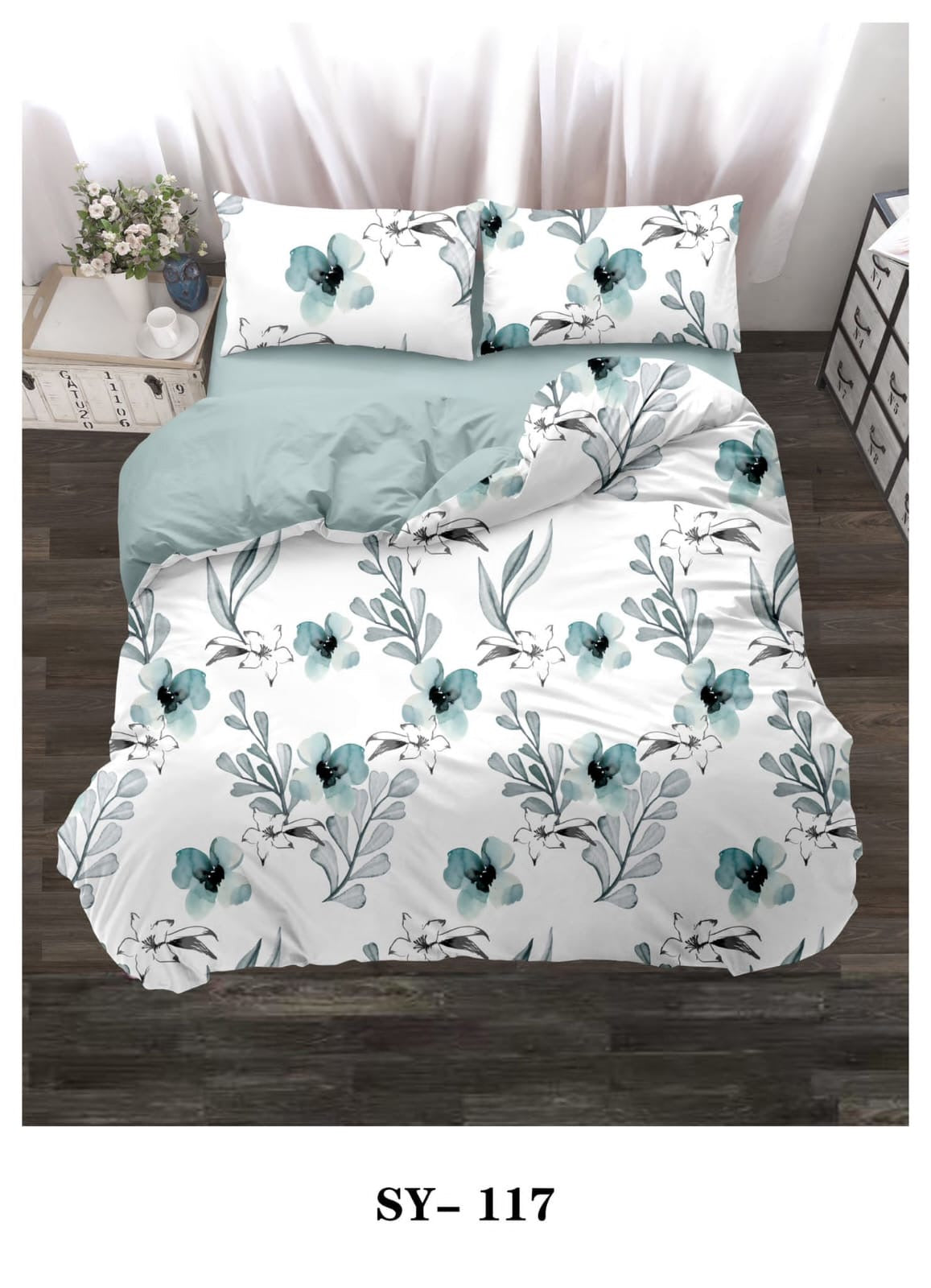 King size pattern duvet cover 6pcs set