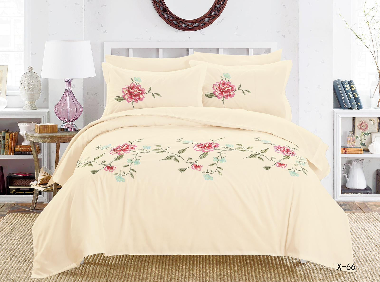 Embroidery comforter set-King - SK HOME CENTER