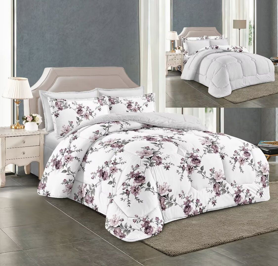 New collection Single/Twin size comforter 4 pieces set - 120 x 200cm - SK HOME CENTER