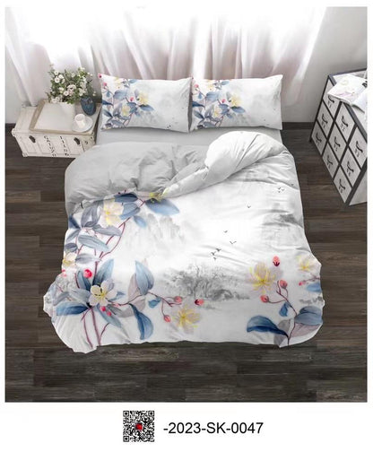 Floral King size comforter 6Pcs set - 220 x 240cm