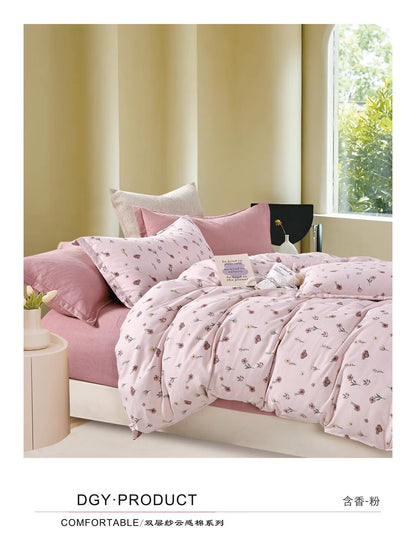 New Arrival: 100% cotton King size comforter 6in1 set - SK HOME CENTER