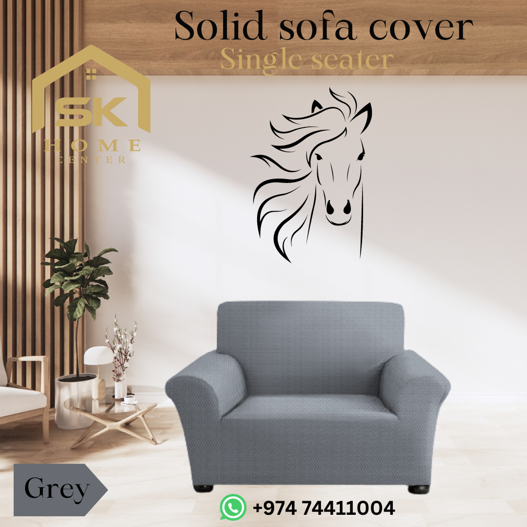 Modern sofa cover solid colors - SK HOME CENTER