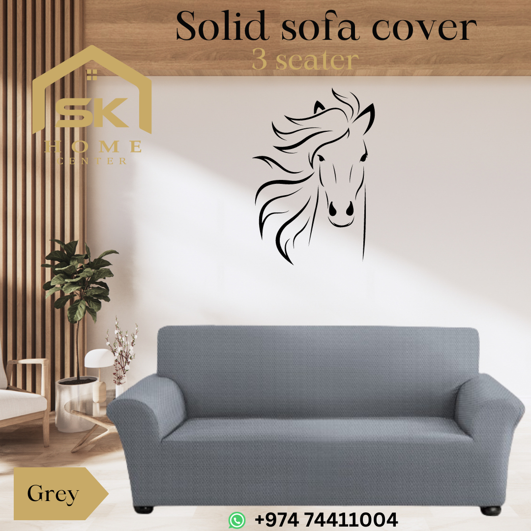 Modern sofa cover solid colors - SK HOME CENTER