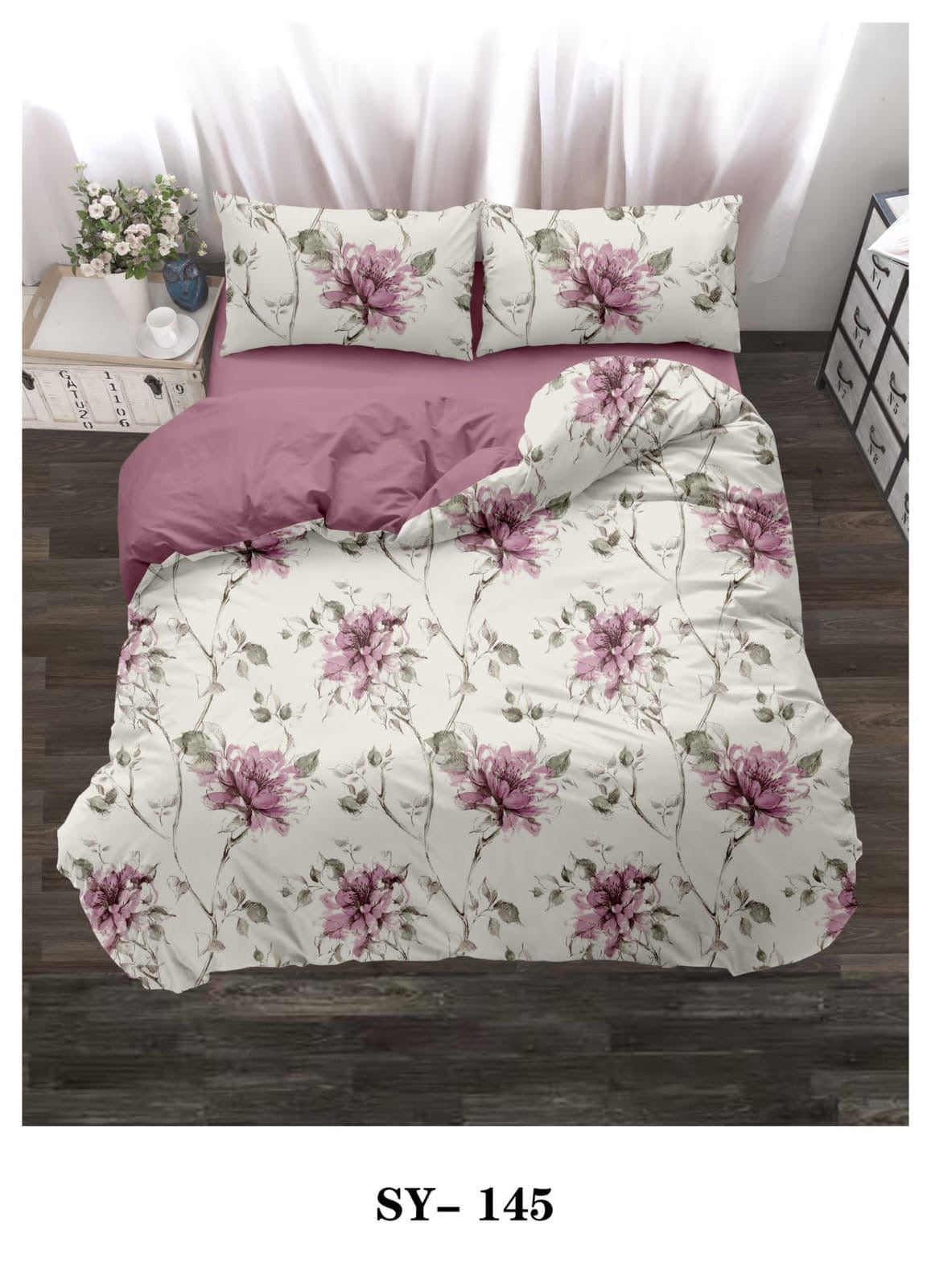 King size pattern duvet cover 6pcs set