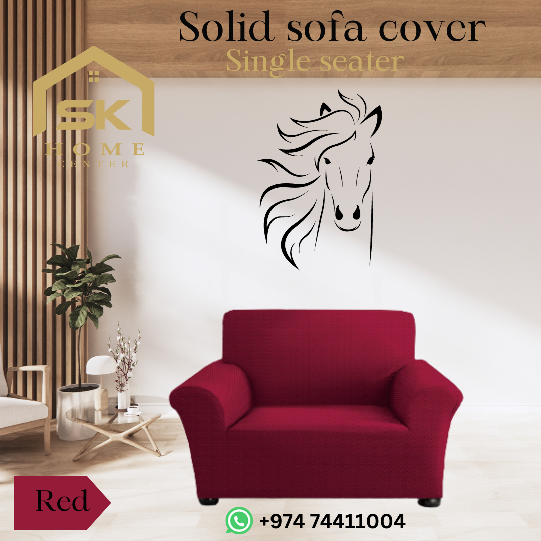 Modern sofa cover solid colors - SK HOME CENTER