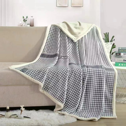 Sherpa Throw Fleece Blanket: Cozy Comfort Redefined - SK HOME CENTER