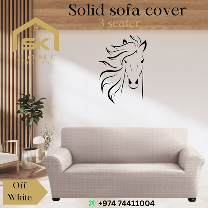 Modern sofa cover solid colors - SK HOME CENTER