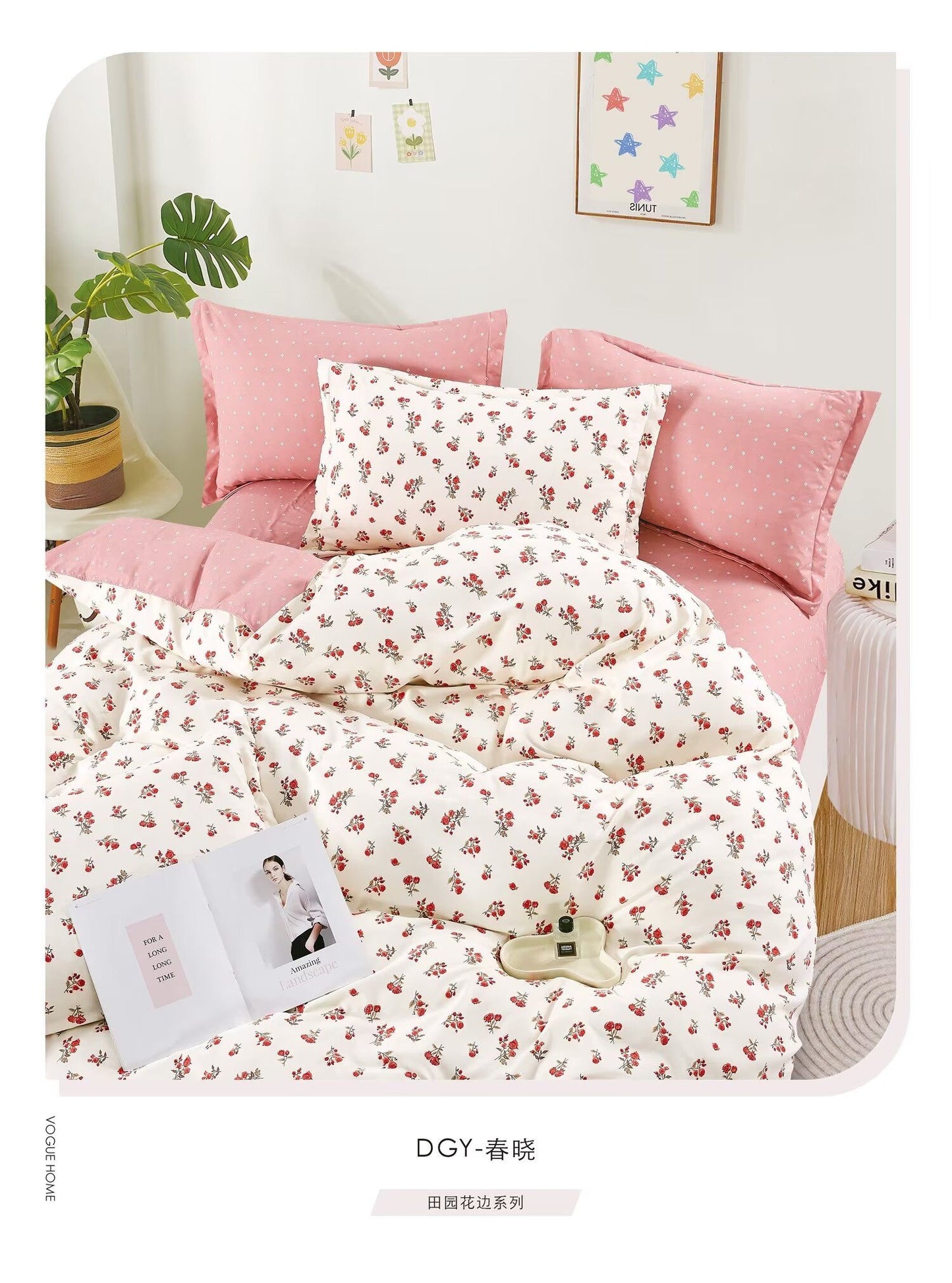 New Arrival: 100% cotton King size comforter 6in1 set - SK HOME CENTER