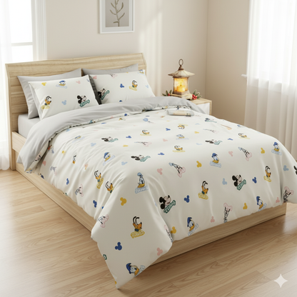 Kids Quilt 4-Piece Quilt Set – Soft & Cozy Premium Kids Bed Set (200×120 cm)