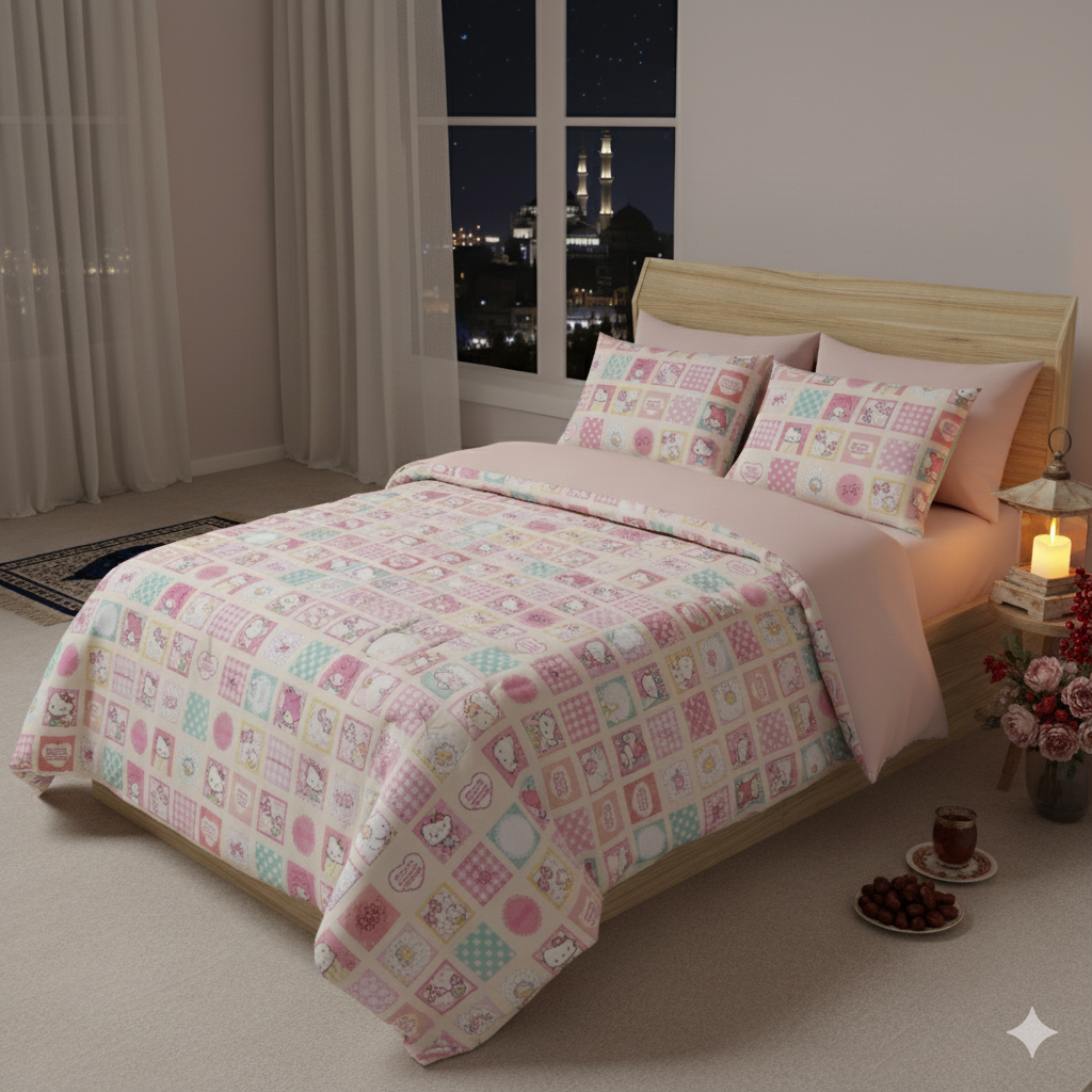 Kids Quilt 4-Piece Quilt Set – Soft & Cozy Premium Kids Bed Set (200×120 cm)