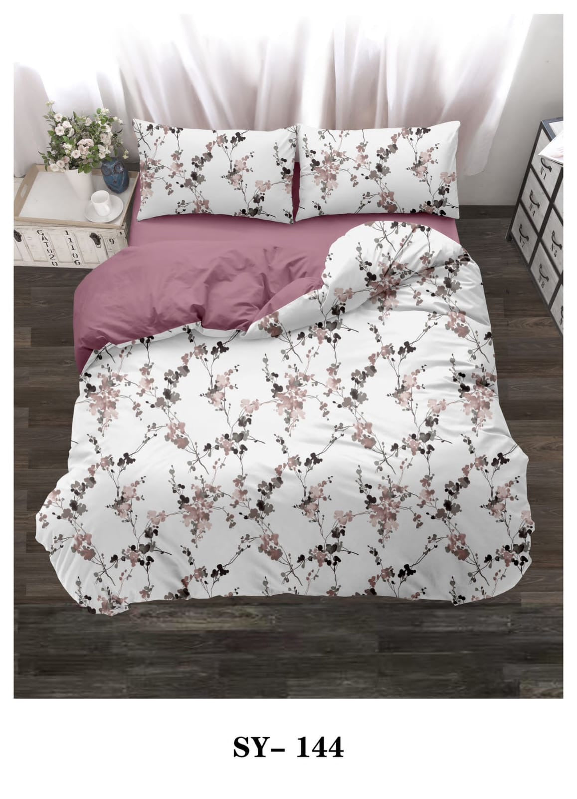 King size pattern duvet cover 6pcs set