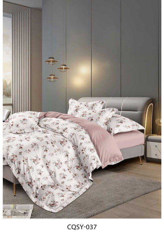 Elegant Floral King Size Comforter Set – 6 Pieces | Premium Cotton Fabric