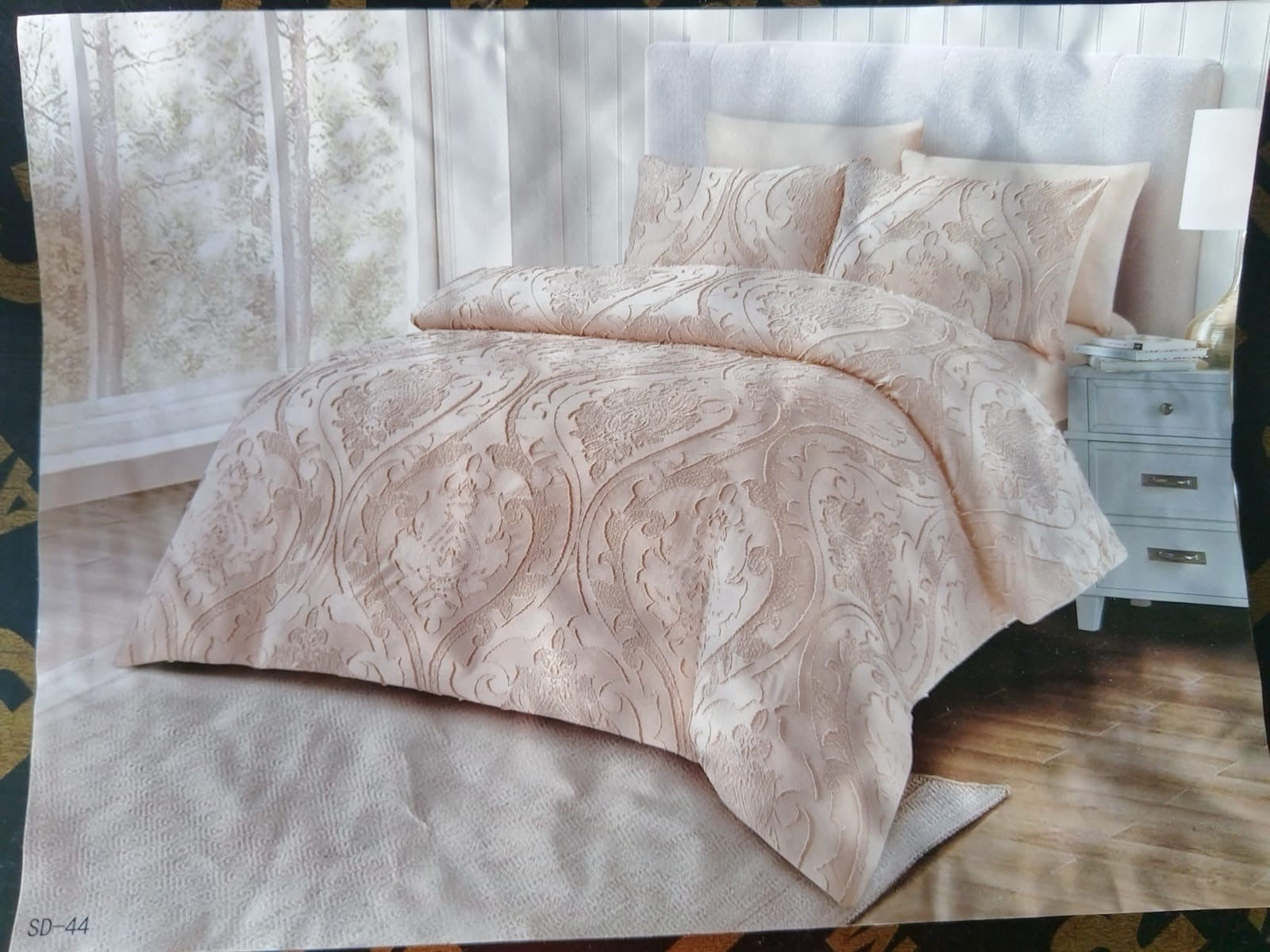 New collection Queen size solid comforter set 160x220cm - SK HOME CENTER