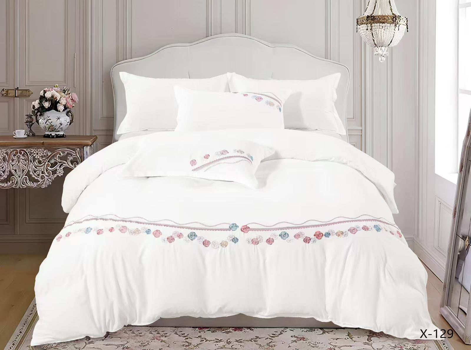 Embroidery comforter set-King - SK HOME CENTER