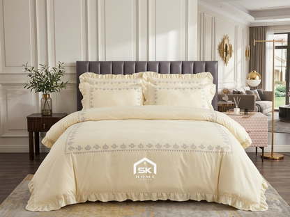 Luxury King Size Embroidery Comforter – Premium 6 Pieces Set (220×240 CM)