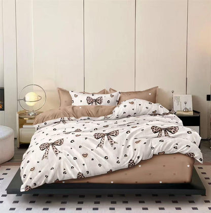 Floral print King size comforter 6 pieces set - 220 x 240cm