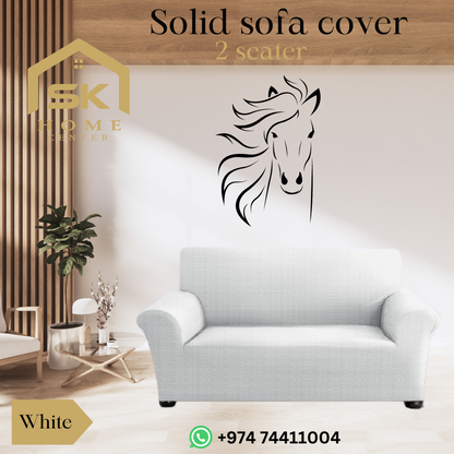 Modern sofa cover solid colors - SK HOME CENTER