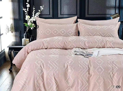 New collection Queen size solid comforter set 160x220cm - SK HOME CENTER