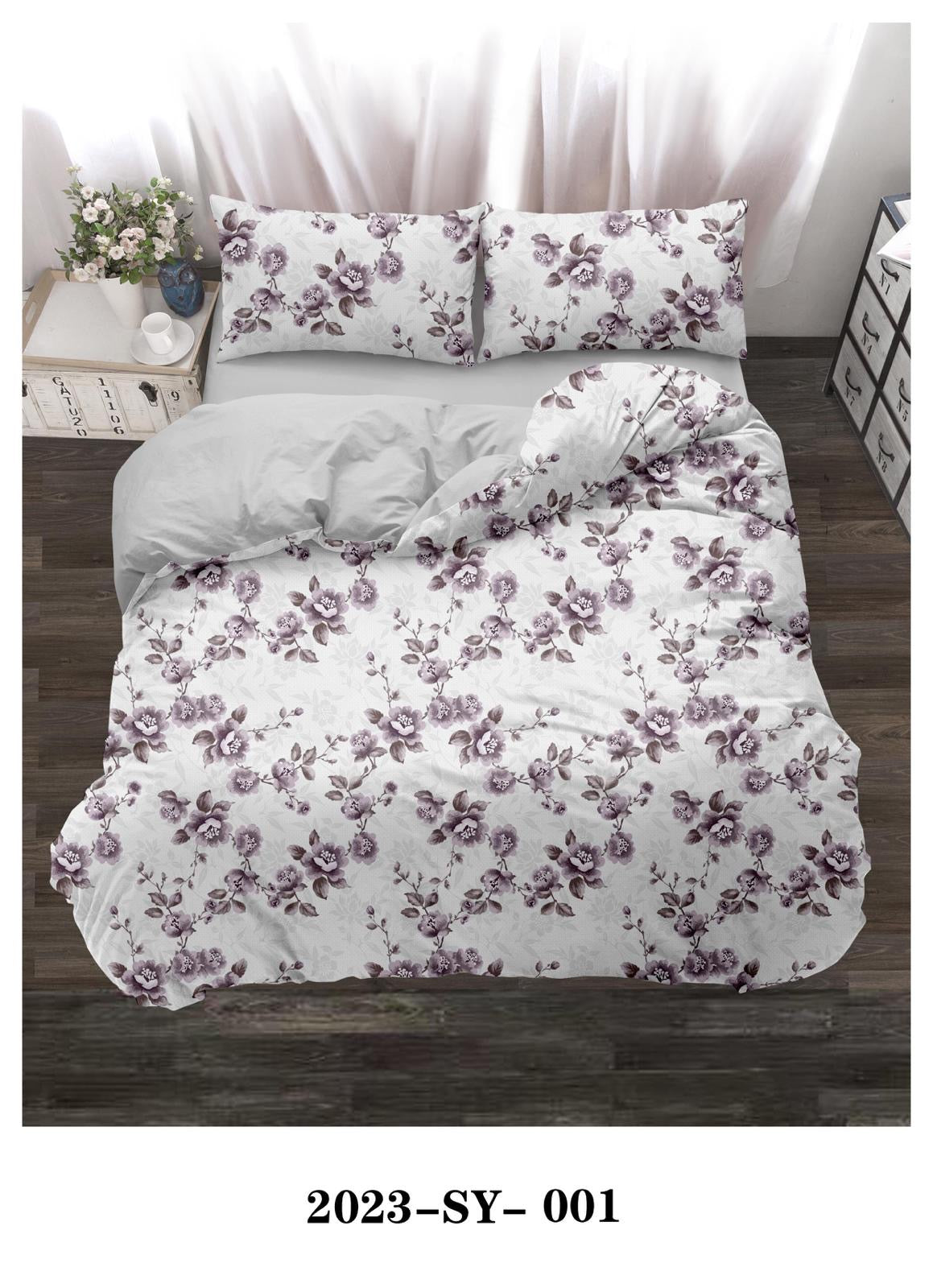 King size pattern duvet cover 6pcs set