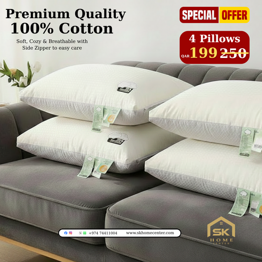 Premium Quality 100% Cotton Pillows