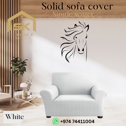 Modern sofa cover solid colors - SK HOME CENTER