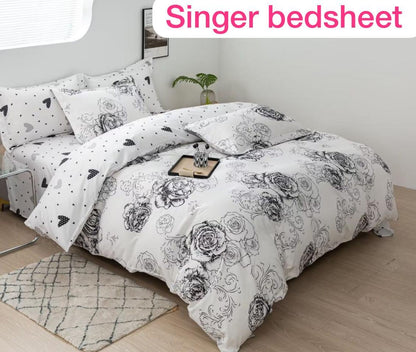 Single size Duvet cover set 4in1 - SK HOME CENTER