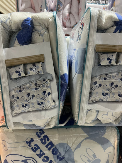 Kids Quilt 4-Piece Quilt Set – Soft & Cozy Premium Kids Bed Set (200×120 cm)