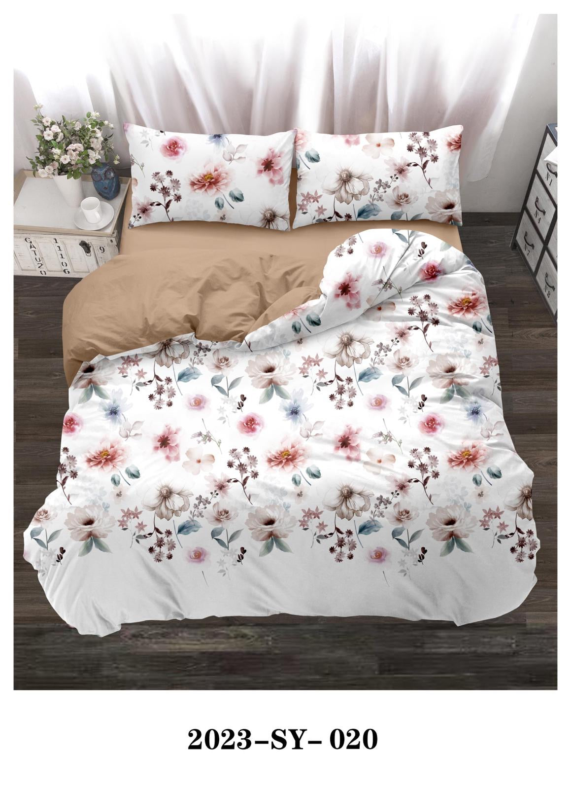 King size pattern duvet cover 6pcs set